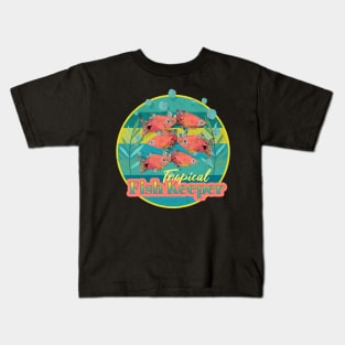 Tropical Fish Keeper Kids T-Shirt